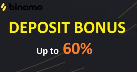  Binomo جمع بونس - 60٪ تک بونس
