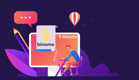 Cómo registrarse e iniciar sesión en la cuenta en el comercio de Binomo