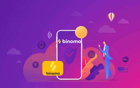 Hoe om aan te meld en fondse in Binomo te deponeer