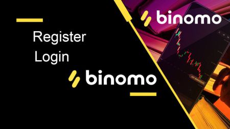 Como registrar e fazer login na conta no Binomo