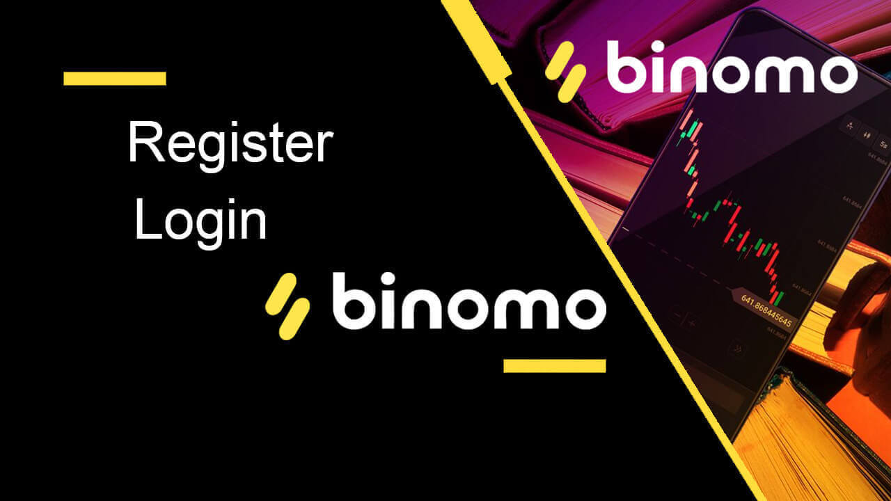 Como registrar e fazer login na conta no Binomo
