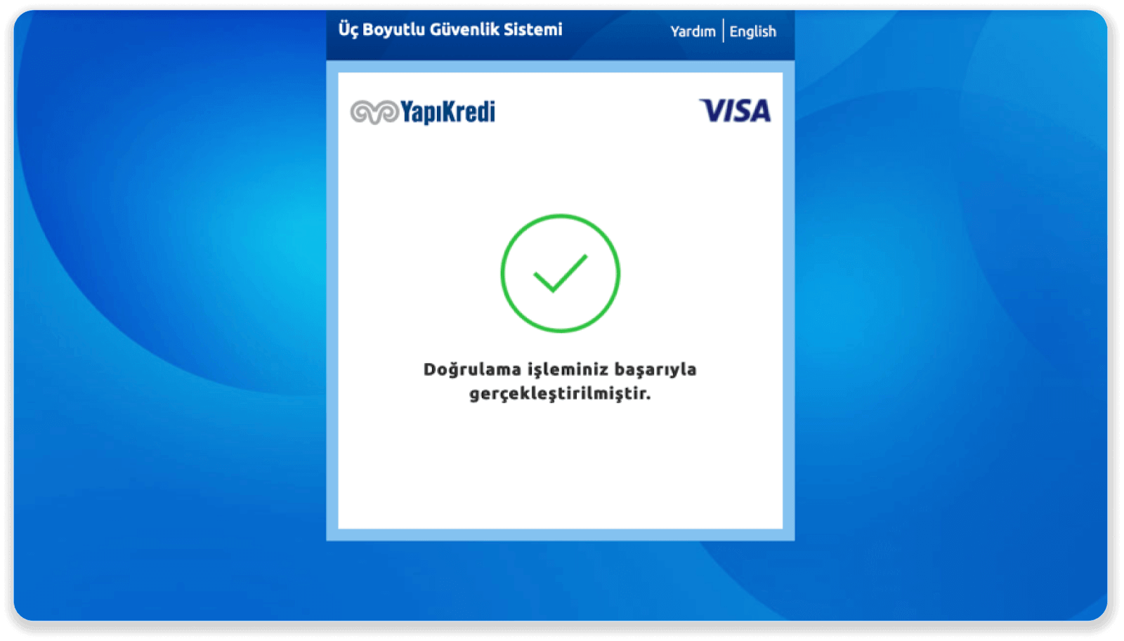 Deponeer fondse op Binomo via bankkaart