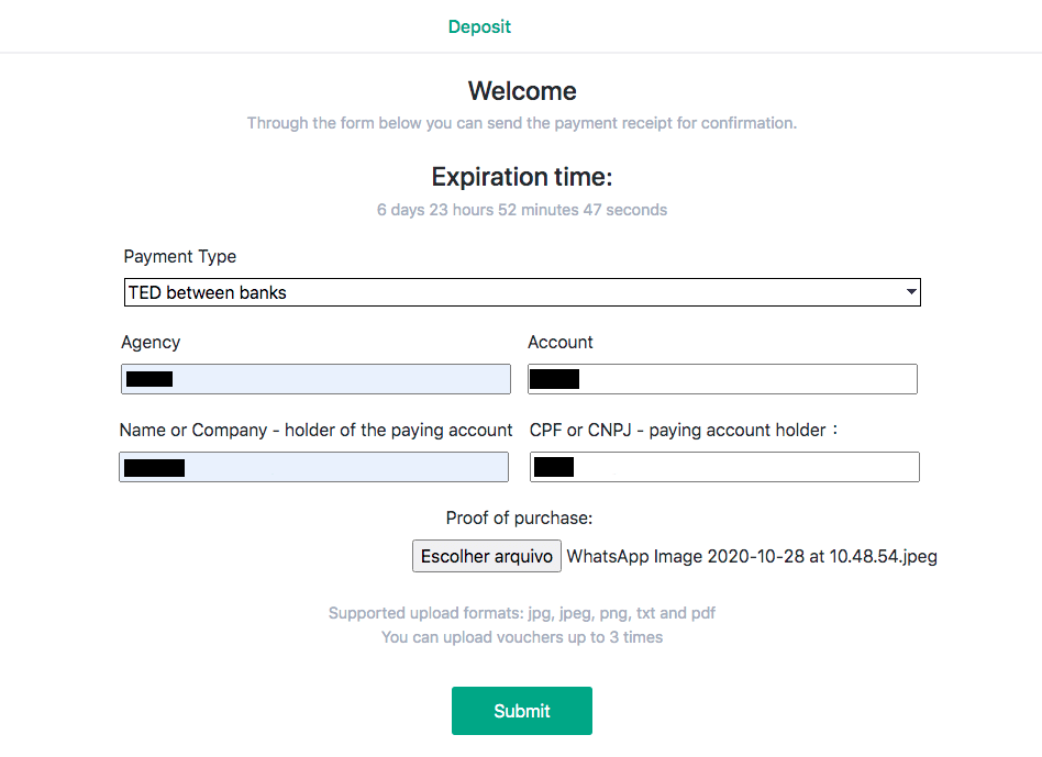 Deposit Funds on Binomo via Brazil Internet Banking (Bank Transer, Paylivre, Loterica, Itau, Boleto Rapido) and E-wallets (Picpay, Astropay, Banco do Brasil, Santander, Bradesco, Neteller, Skrill, WebMoney, Advcash)