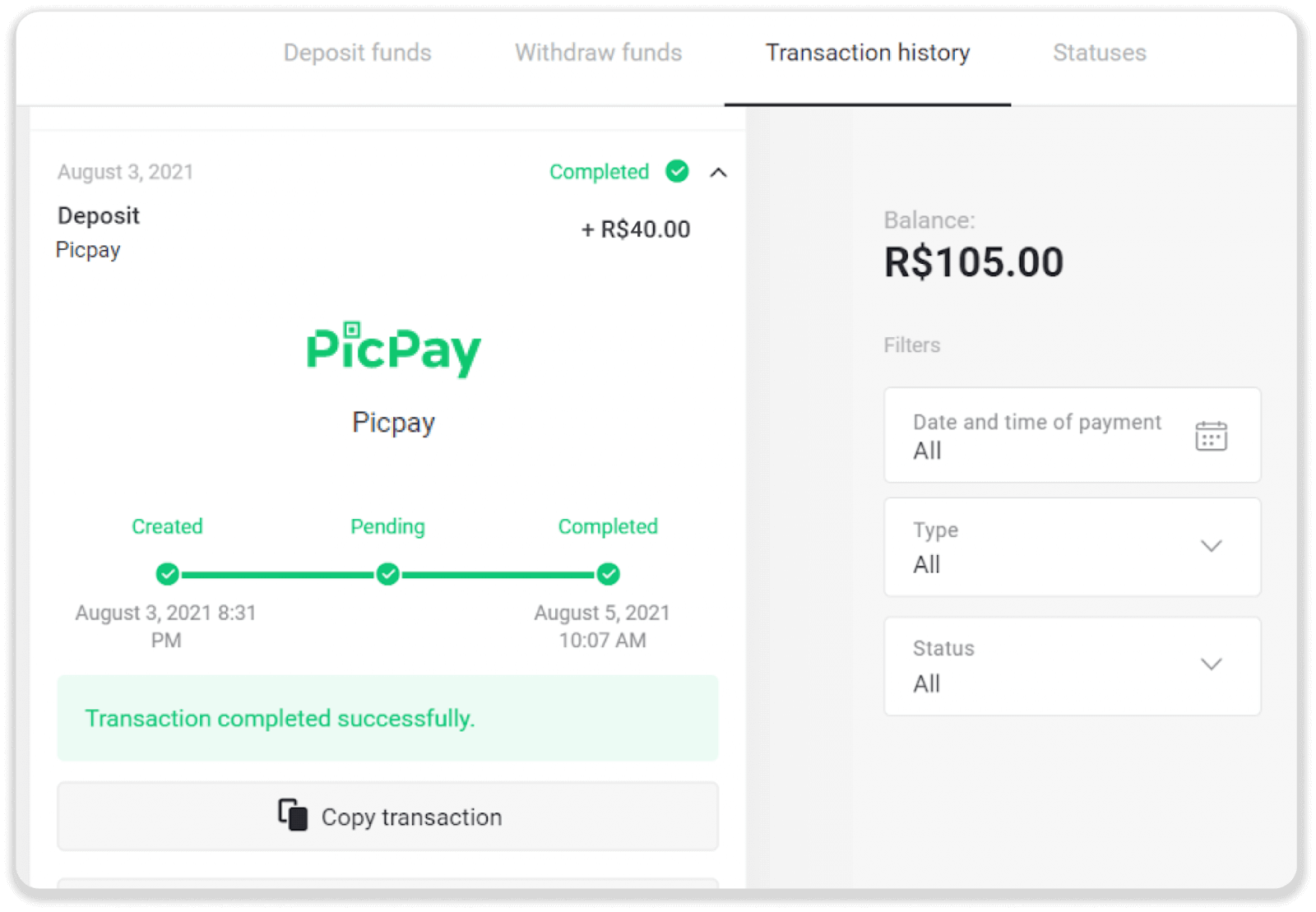 Deposit Funds on Binomo via E-wallets (Webmoney WMZ, Picpay, Neteller, Astropay, Cash U, Skrill, ADV cash, AstroPay Card, Perfect Money) Deposit Funds on Binomo via E-wallets (Webmoney WMZ, Picpay, Neteller, Astropay, Cash U, Skrill, ADV cash, AstroPay Card, Perfect Money)
