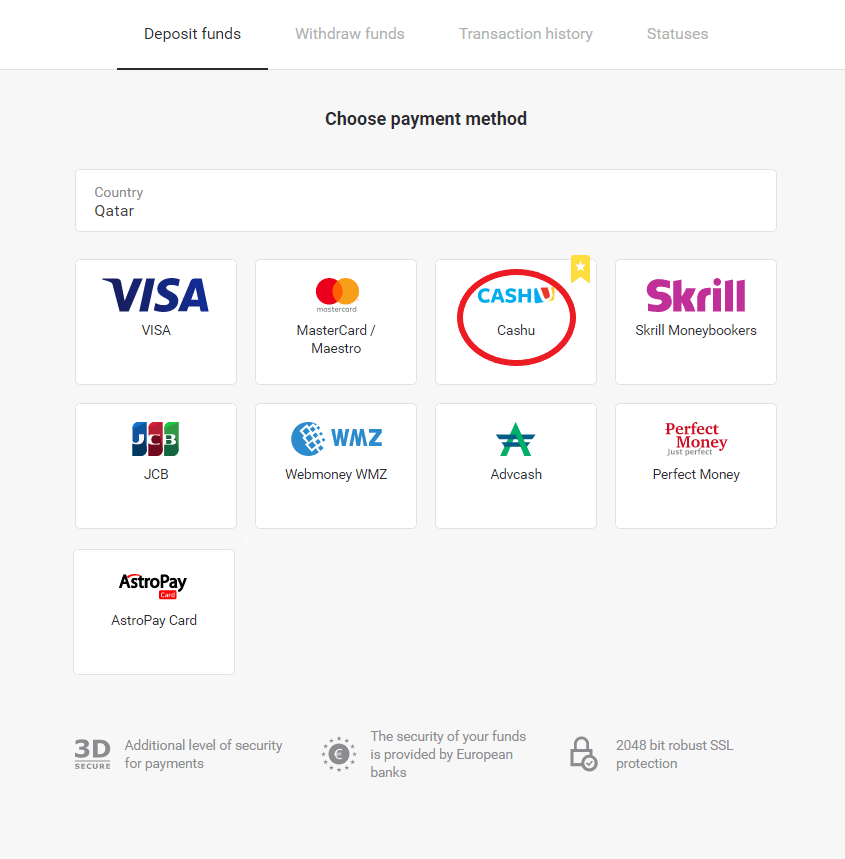 Электрондук капчыктар (Webmoney WMZ, Picpay, Neteller, Astropay, Cash U, Skrill, ADV cash, AstroPay Card, Perfect Money) аркылуу Binomo боюнча акча каражаттарын салуу Электрондук капчыктар (Webmoney WMZ, Picpay, Neteller, Astropay, Cash U, Skrill, ADV cash, AstroPay Card, Perfect Money) аркылуу Binomo боюнча акча каражаттарын салуу