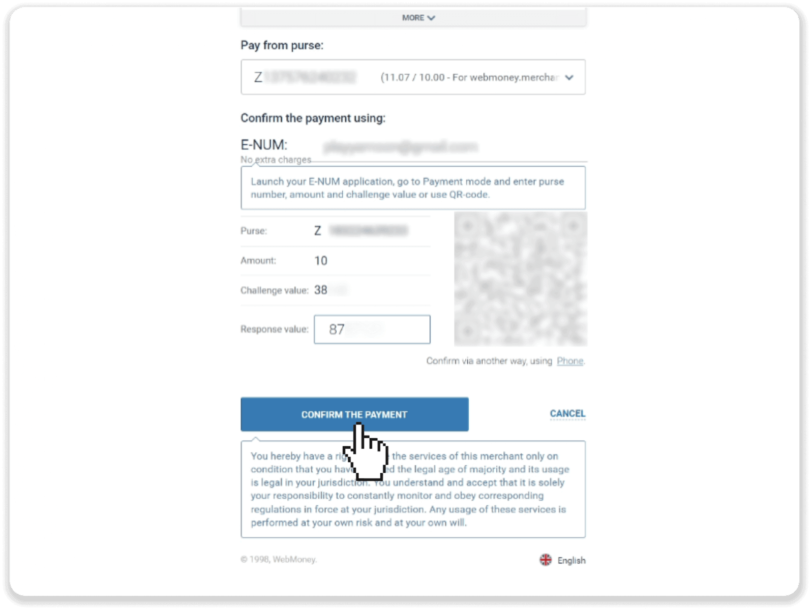 Setor Dana di Binomo melalui dompet elektronik (Webmoney WMZ, Picpay, Neteller, Astropay, Cash U, Skrill, uang tunai ADV, Kartu AstroPay, Perfect Money)