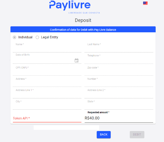 ฝากเงินผ่านการโอนเงินผ่านธนาคาร (Itau, PicPay, Loterica, Boleto Rapido ,Paylivre, Pagsmile, Bradesco, Santander) บน Binomo