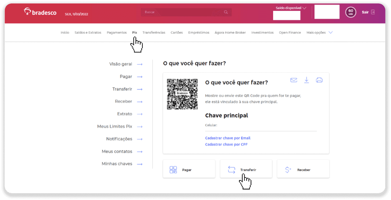 ฝากเงินผ่านการโอนเงินผ่านธนาคาร (Itau, PicPay, Loterica, Boleto Rapido ,Paylivre, Pagsmile, Bradesco, Santander) บน Binomo