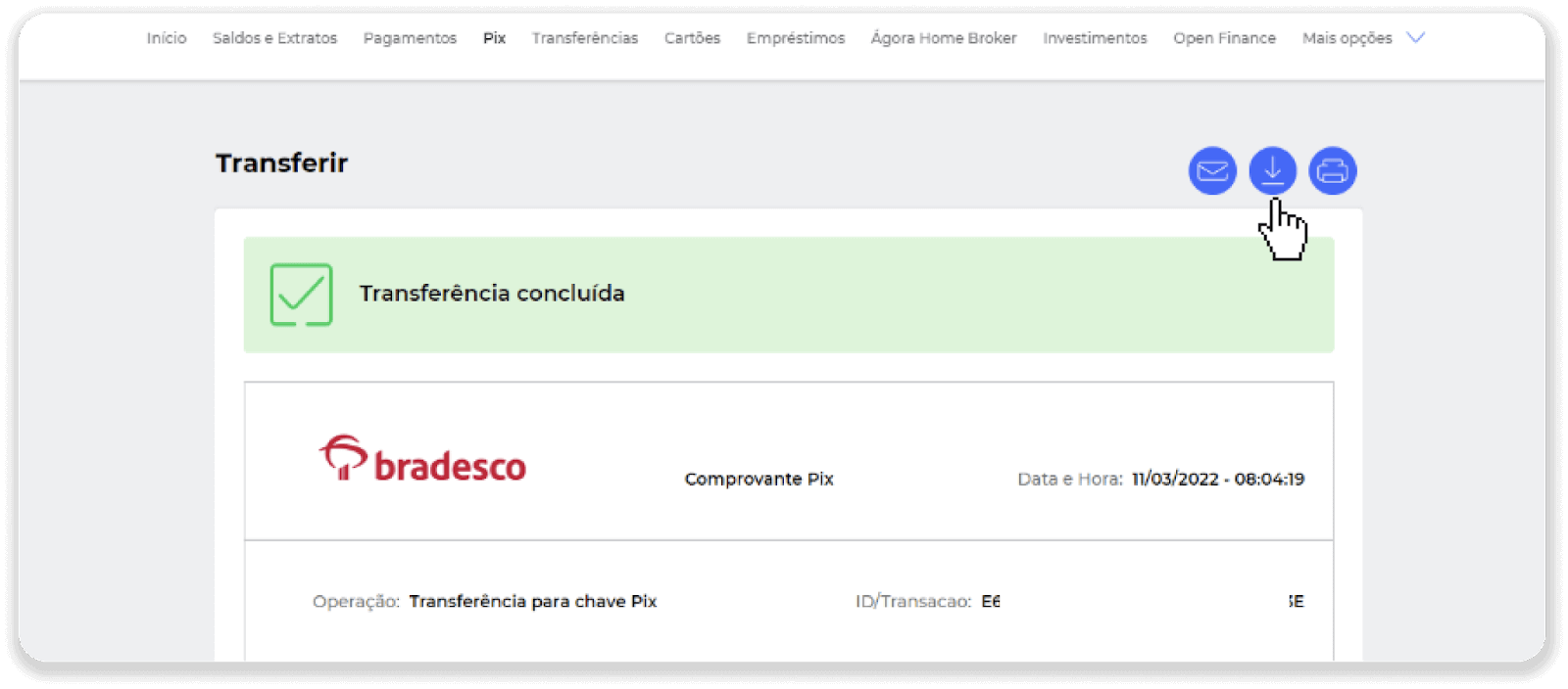 ฝากเงินผ่านการโอนเงินผ่านธนาคาร (Itau, PicPay, Loterica, Boleto Rapido ,Paylivre, Pagsmile, Bradesco, Santander) บน Binomo