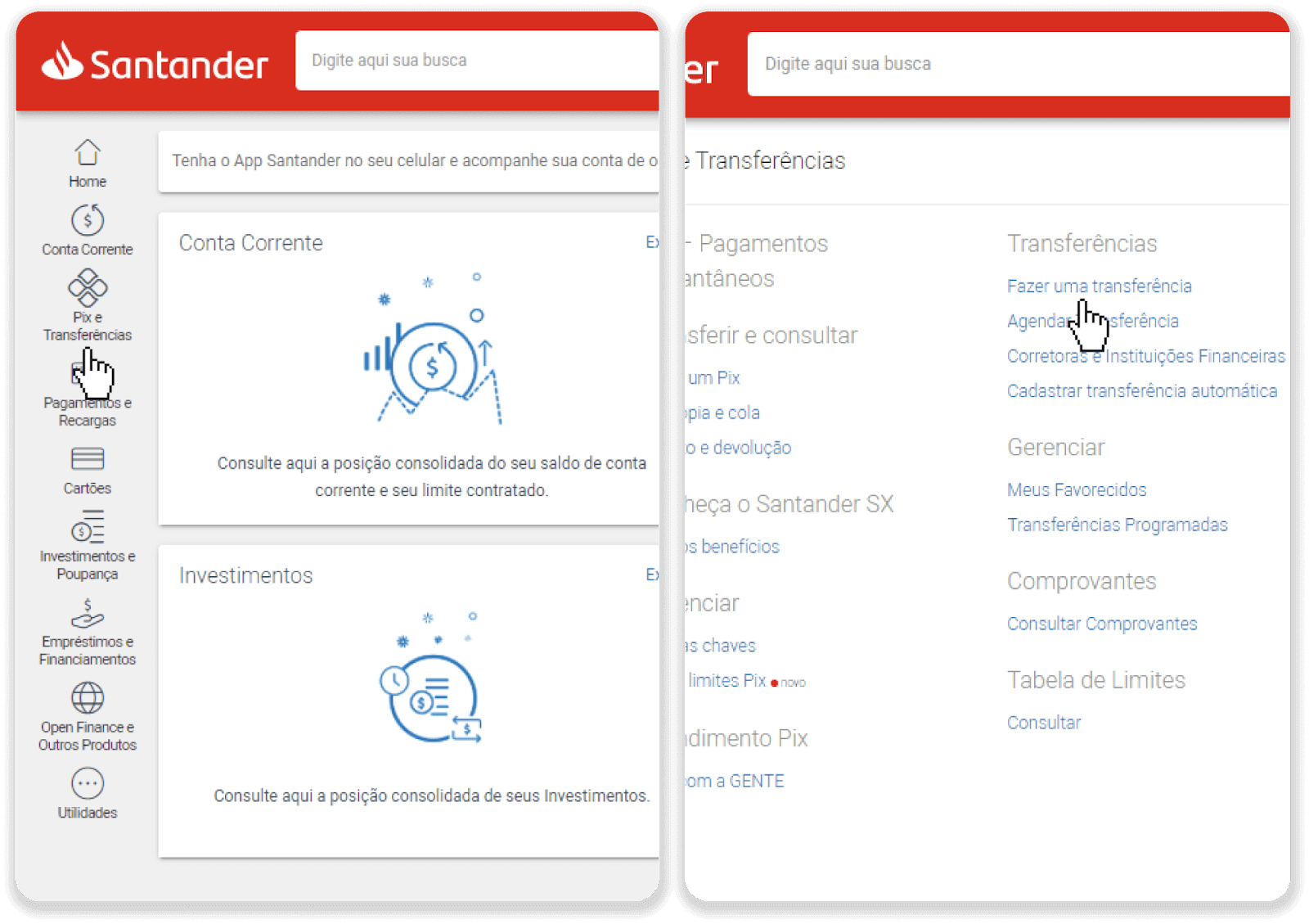 ฝากเงินผ่านการโอนเงินผ่านธนาคาร (Itau, PicPay, Loterica, Boleto Rapido ,Paylivre, Pagsmile, Bradesco, Santander) บน Binomo