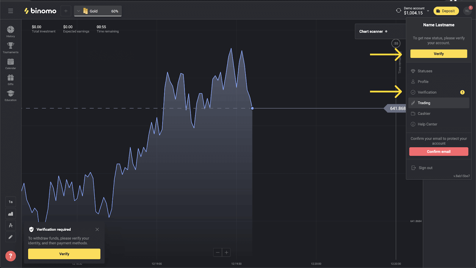 Fesili e masani ona fesiligia (FAQ) o le faʻamaoniga i Binomo