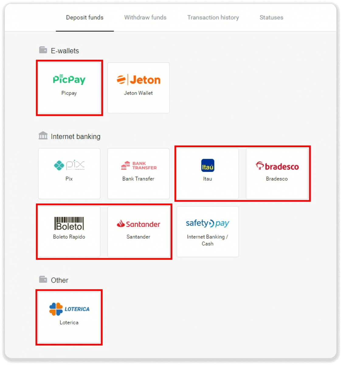 Binomo တွင် ရံပုံငွေများ မည်ကဲ့သို့ အပ်မည်နည်း။