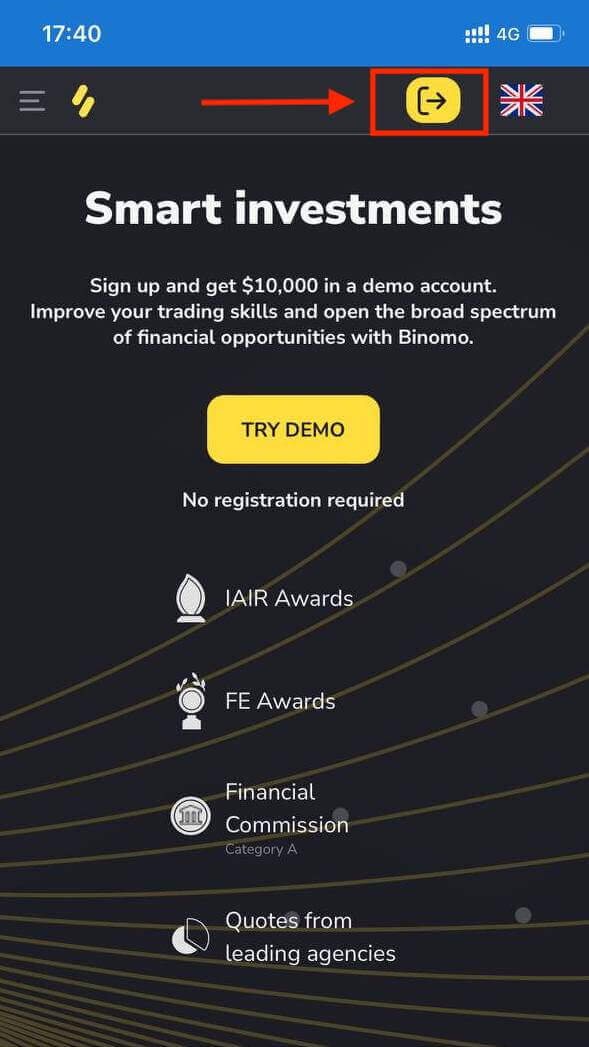 Cómo abrir una cuenta comercial y registrarse en Binomo Cómo abrir una cuenta comercial y registrarse en Binomo
