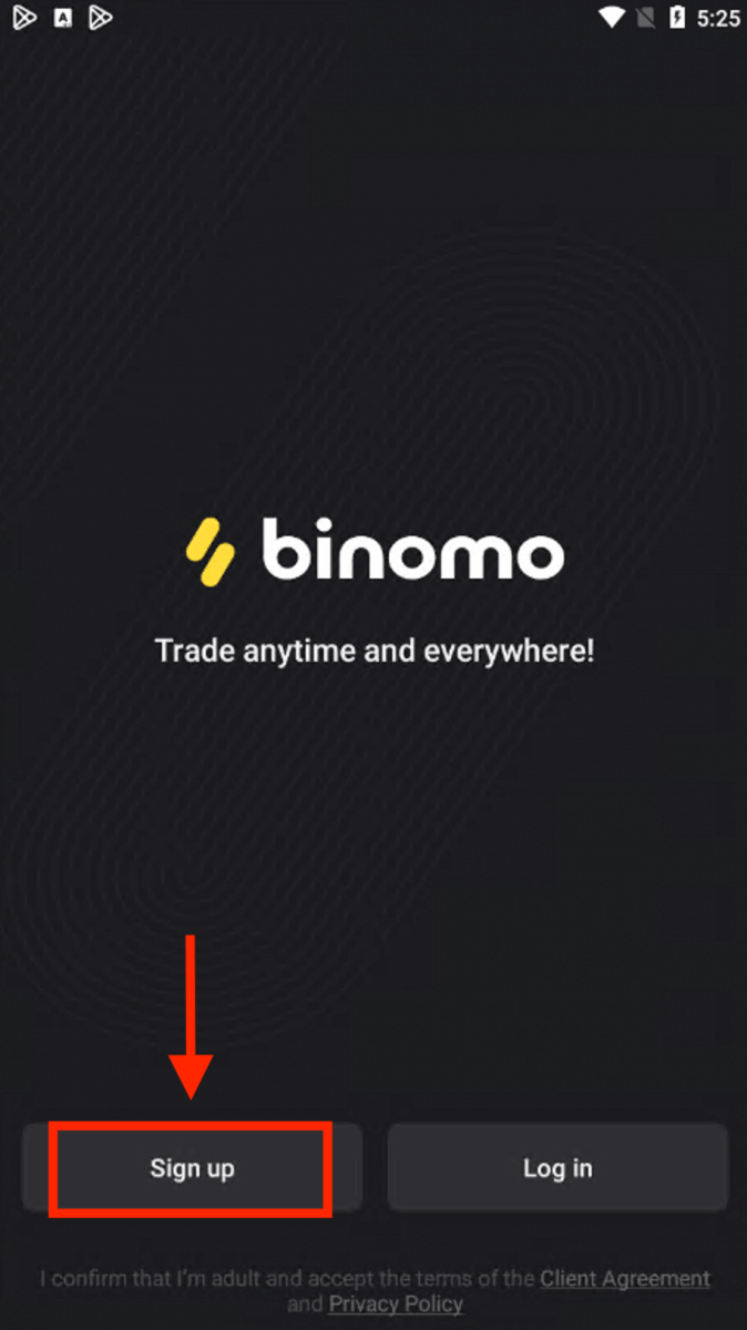 Paano Magbukas ng Trading Account sa Binomo