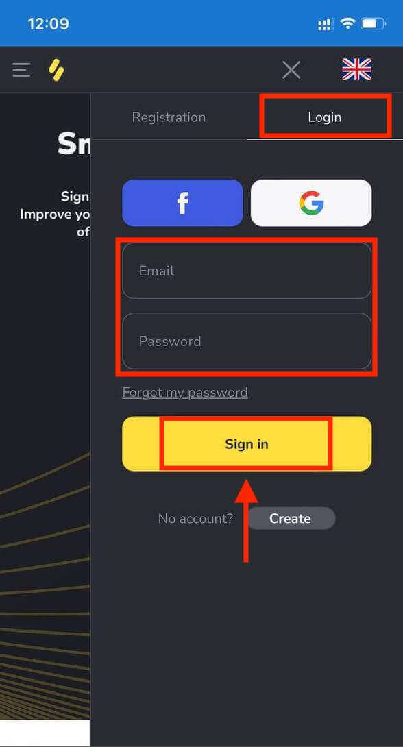 How to Open Account and Sign in to Binomo