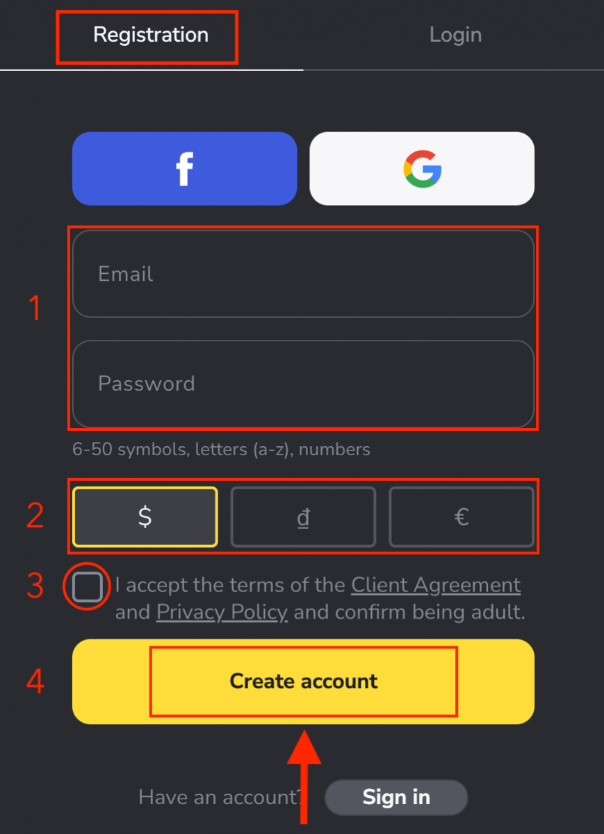How to Open Account and Sign in to Binomo