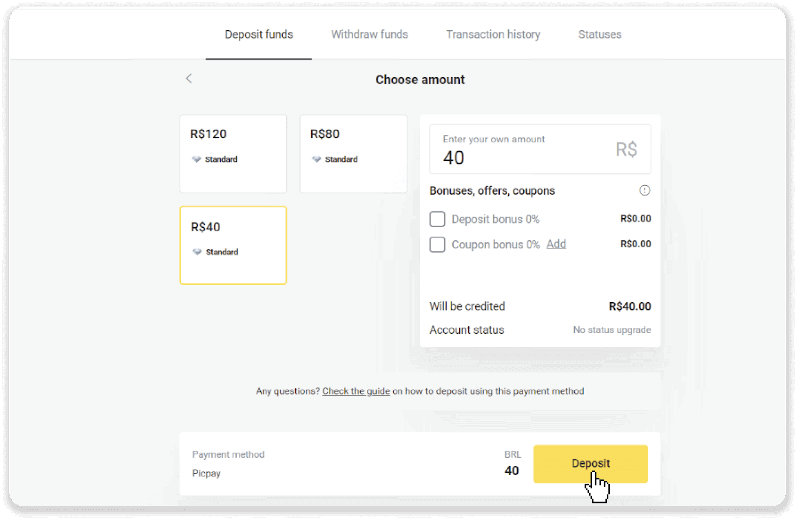 Come registrarsi e depositare fondi su Binomo Come registrarsi e depositare fondi su Binomo