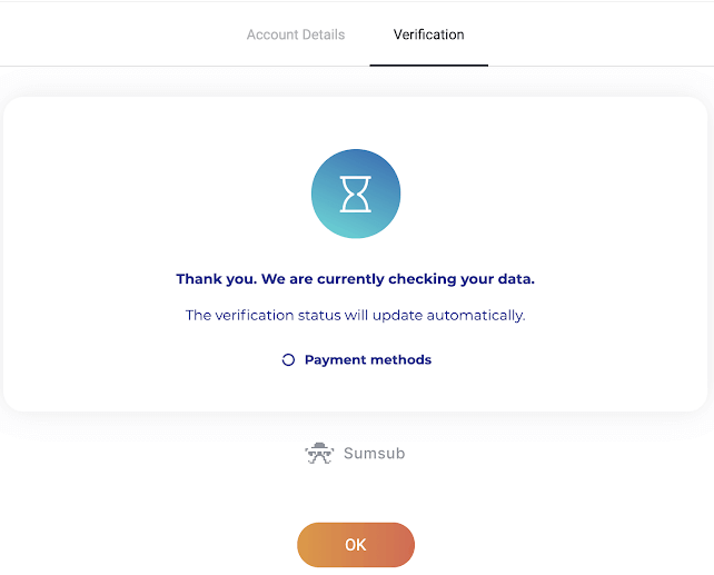 Binomo တွင်အကောင့်ကိုအတည်ပြုနည်း Binomo တွင်အကောင့်ကိုအတည်ပြုနည်း