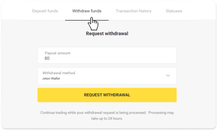 Cómo retirar fondos de Binomo a mi billetera electrónica (Payfix, Webmoney WMZ, Tpaga, Perfect Money, ADV cash, PayTM, Globe Pay, AstroPay, Jeton Wallet) Cómo retirar fondos de Binomo a mi billetera electrónica (Payfix, Webmoney WMZ, Tpaga, Perfect Money, ADV cash, PayTM, Globe Pay, AstroPay, Jeton Wallet)