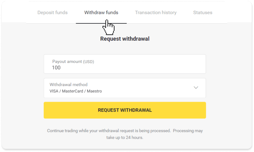 How to Withdraw Funds to my Bank Account (Bank transfer, Internet Banking, IMPS Bank Transfer, NEFT Bank Transfer, Indian Exchanger, NetBanking, Virtual Account, CEPbank, PIX) on Binomo