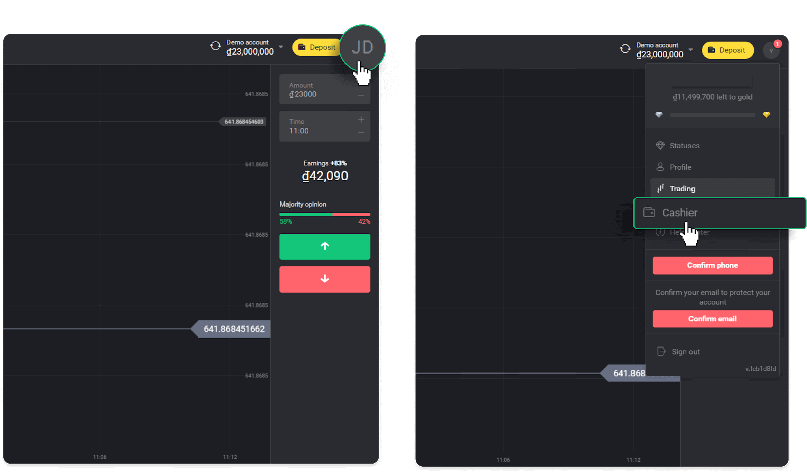 How to Withdraw Funds to my Bank Account (Bank transfer, Internet Banking, IMPS Bank Transfer, NEFT Bank Transfer, Indian Exchanger, NetBanking, Virtual Account, CEPbank, PIX) on Binomo