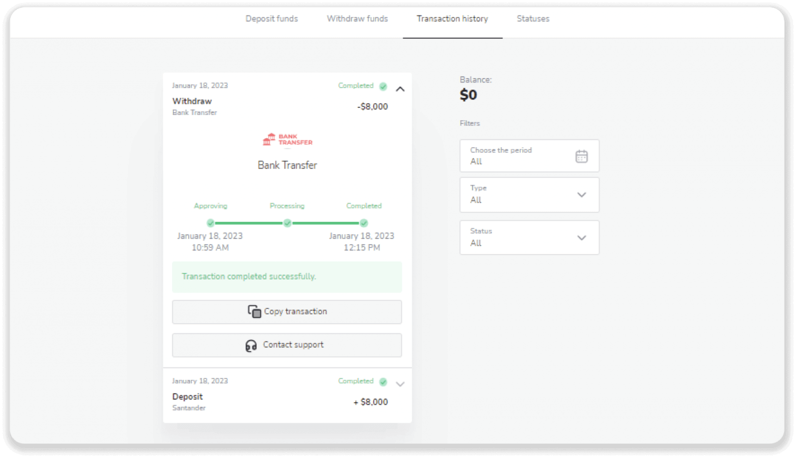 How to Withdraw Funds to my Bank Account (Bank transfer, Internet Banking, IMPS Bank Transfer, NEFT Bank Transfer, Indian Exchanger, NetBanking, Virtual Account, CEPbank, PIX) on Binomo