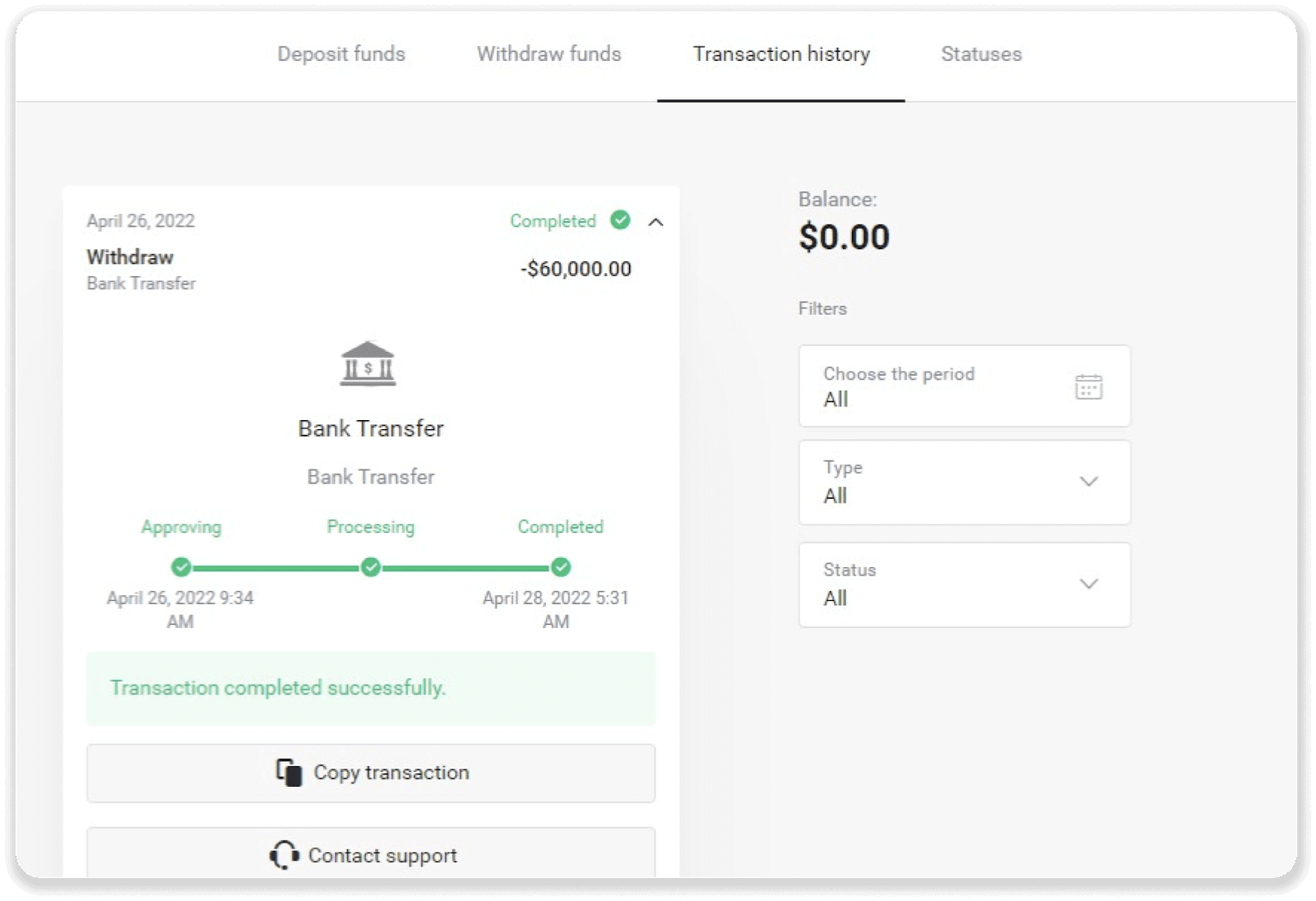 How to Withdraw Funds to my Bank Account (Bank transfer, Internet Banking, IMPS Bank Transfer, NEFT Bank Transfer, Indian Exchanger, NetBanking, Virtual Account, CEPbank, PIX) on Binomo