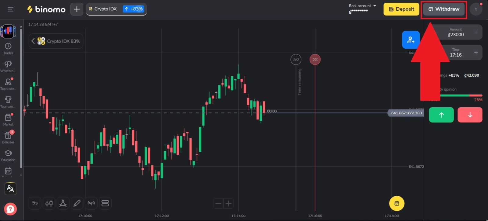 Como sacar dinheiro do Binomo em 2026: guia passo a passo, taxas e tempo de processamento
